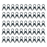 Maxbell 50 Pieces Plant Support Garden Clips Tool Fastening Clip for Tomatoes Flower black