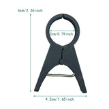 Maxbell 50 Pieces Plant Support Garden Clips Tool Fastening Clip for Tomatoes Flower black