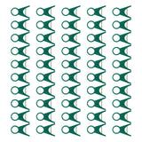 Maxbell 50 Pieces Plant Support Garden Clips Tool Fastening Clip for Tomatoes Flower green