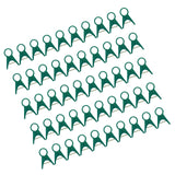 Maxbell 50 Pieces Plant Support Garden Clips Tool Fastening Clip for Tomatoes Flower green