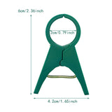 Maxbell 50 Pieces Plant Support Garden Clips Tool Fastening Clip for Tomatoes Flower green