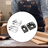 Maxbell 2Pcs Socket Cutter Efficient Carving Tool Professional Electrical Box Cutter Argent