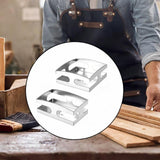 Maxbell 2Pcs Socket Cutter Efficient Carving Tool Professional Electrical Box Cutter Argent