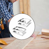 Maxbell 2Pcs Socket Cutter Efficient Carving Tool Professional Electrical Box Cutter Argent