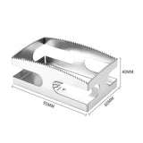 Maxbell 2Pcs Socket Cutter Efficient Carving Tool Professional Electrical Box Cutter Argent