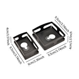 Maxbell 2Pcs Socket Cutter Efficient Carving Tool Professional Electrical Box Cutter Black