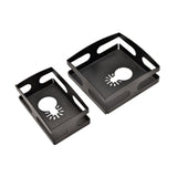 Maxbell 2Pcs Socket Cutter Efficient Carving Tool Professional Electrical Box Cutter Black