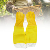Maxbell Beekeeping Gloves for Beginner Breathable Elastic Cuffs for Adults Men Women