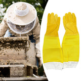 Maxbell Beekeeping Gloves for Beginner Breathable Elastic Cuffs for Adults Men Women