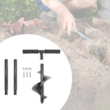 Maxbell Auger Drill Planting Hand Post Hole Digger for Cultivating Fence Borer Patio