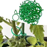 Maxbell 500Pcs Plant Clips Locks Fixing Support Clips for Outdoor Backyard Vegetable