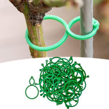 Maxbell 500Pcs Plant Clips Locks Fixing Support Clips for Outdoor Backyard Vegetable