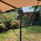 Maxbell 5Pcs Wind Lock Protection Reusable Parasol Wind Strap for Yard Patio Shading