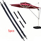 Maxbell 5Pcs Wind Lock Protection Reusable Parasol Wind Strap for Yard Patio Shading