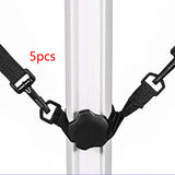 Maxbell 5Pcs Wind Lock Protection Reusable Parasol Wind Strap for Yard Patio Shading