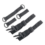 Maxbell 5Pcs Wind Lock Protection Reusable Parasol Wind Strap for Yard Patio Shading