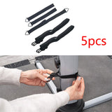 Maxbell 5Pcs Wind Lock Protection Reusable Parasol Wind Strap for Yard Patio Shading