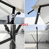 Maxbell 5Pcs Wind Lock Protection Reusable Parasol Wind Strap for Yard Patio Shading