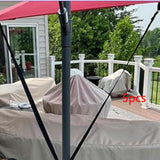 Maxbell 5Pcs Wind Lock Protection Reusable Parasol Wind Strap for Yard Patio Shading