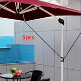 Maxbell 5Pcs Wind Lock Protection Reusable Parasol Wind Strap for Yard Patio Shading