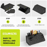 Maxbell Tool Organizer Felt Lightweight Drill Holder for Bathroom Dresser Desk Table