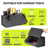 Maxbell Tool Organizer Felt Lightweight Drill Holder for Bathroom Dresser Desk Table