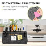 Maxbell Tool Organizer Felt Lightweight Drill Holder for Bathroom Dresser Desk Table