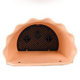 Maxbell 3Pcs Plant Holder Rustic Wall Flower Pot Holder for Garden Decoration Office light brown