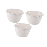 Maxbell 3Pcs Plant Holder Rustic Wall Flower Pot Holder for Garden Decoration Office white
