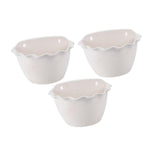 Maxbell 3Pcs Plant Holder Rustic Wall Flower Pot Holder for Garden Decoration Office white