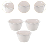 Maxbell 3Pcs Plant Holder Rustic Wall Flower Pot Holder for Garden Decoration Office white