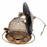 Maxbell Iron Hanging Bird Feeder Sturdy Outdoor Food Container for Yard Garden Patio