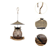 Maxbell Iron Hanging Bird Feeder Sturdy Outdoor Food Container for Yard Garden Patio