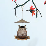 Maxbell Iron Hanging Bird Feeder Sturdy Outdoor Food Container for Yard Garden Patio