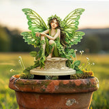 Maxbell Fairy Garden Stake Acrylic Gift Decorative Butterfly for Lawn Garden Pathway