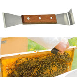 Maxbell Bee Hives Frame Lifter Stainless Steel Hives Scraping for Farm Wood Workings