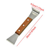 Maxbell Bee Hives Frame Lifter Stainless Steel Hives Scraping for Farm Wood Workings