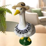 Maxbell Goose Outfit Hat and Collar Fits 23 inch 17 inch Statue for Home Patio Decor
