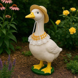 Maxbell Goose Hat Scarf Accessories Clothes Hen Top Hat for Duck Outdoor Statues