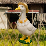 Maxbell Goose Hat Scarf Accessories Clothes Hen Top Hat for Duck Outdoor Statues