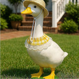 Maxbell Goose Hat Scarf Accessories Clothes Hen Top Hat for Duck Outdoor Statues