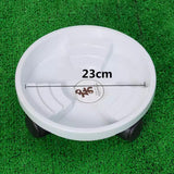 Maxbell Garden Rolling Plant Stand with Wheels Round Pot Mover Rollers for Shop Home