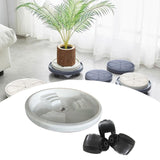 Maxbell Garden Rolling Plant Stand with Wheels Round Pot Mover Rollers for Shop Home