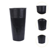 Maxbell 50 Pieces Plant Seedling Pots Nursery Cups Containers for Vegetables Outdoor 26cm Height
