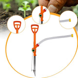 Maxbell Manual Fertilizer Spreader Root Topdressing Device for Corn Bag Not Included