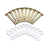 Maxbell Snow Blower Shear Pins Set with Cotter Pins for 247888460 247883971 24788846