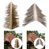 Maxbell Artificial Thatch Roofing Realistic Decorative for Garden DIY Projects Patio Yellow