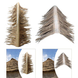 Maxbell Artificial Thatch Roofing Realistic Decorative for Garden DIY Projects Patio Yellow
