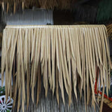 Maxbell Artificial Thatch Roofing Realistic Decorative for Garden DIY Projects Patio Yellow