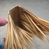 Maxbell Artificial Thatch Roofing Realistic Decorative for Garden DIY Projects Patio Yellow